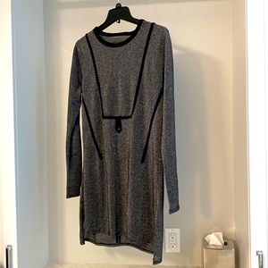 Zadig and Voltaire black sparkly dress
